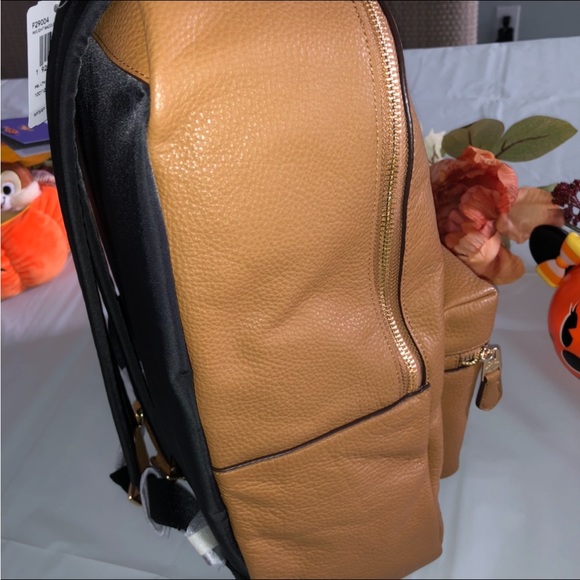 Coach Charlie Backpack in Light Saddle/Gold - Picture 9 of 11